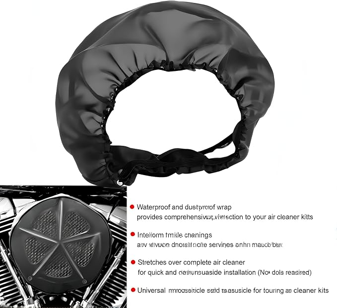 Motorcycle Waterproof Air Filter Rain Sock Dustproof Protective Cover - Image 6