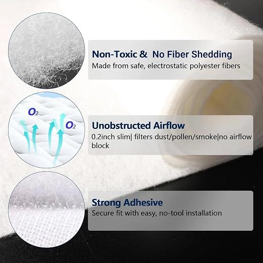 MERV 8 Air Vent Filters 20x99 Inch, Cut to Size Air Filter Material, - Image 4