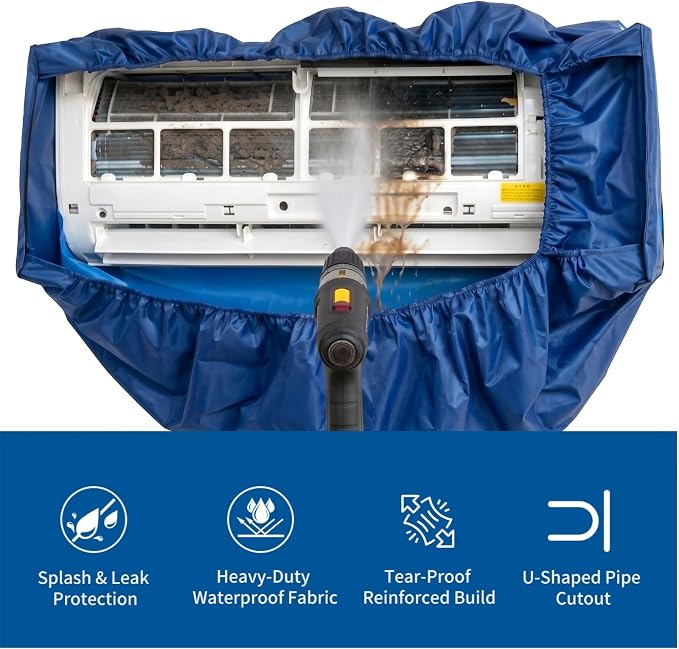 Mini Split Cleaning Kit, Waterproof Cleaning Bag, AC Cleaning Kit Fits 27" - Image 9