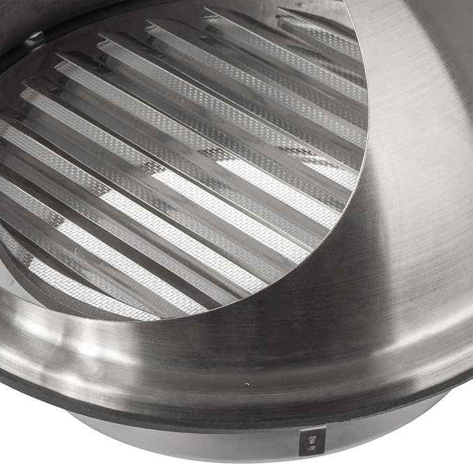 Vent Systems 8 Inch Stainless Steel Round Dryer Vent Cover - Image 8
