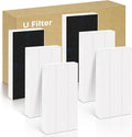 6 PACK U Filter Replacement Compatible by HKNECE