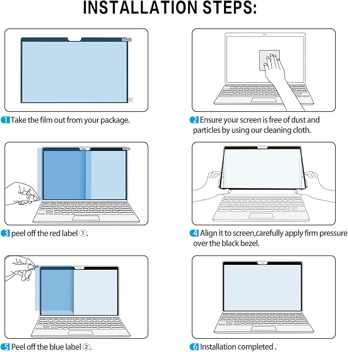 for Macbook Air Screen Protector 13 inch 2021 Anti-Glare Anti-Blue Light Screen - Image 7
