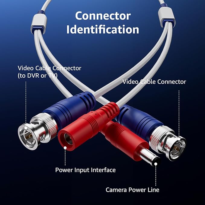 ANNKE 30M/100ft BNC Cable, Video Power Extension Surveillance Camera Cables - Image 8