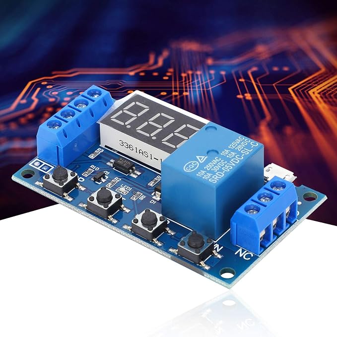 Relay Board Industrial Grade Cycle Timing Switch Timer Module - Image 4