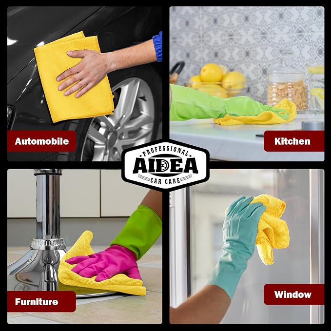 AIDEA Microfiber Cleaning Cloth, Microfiber Towels - Image 5