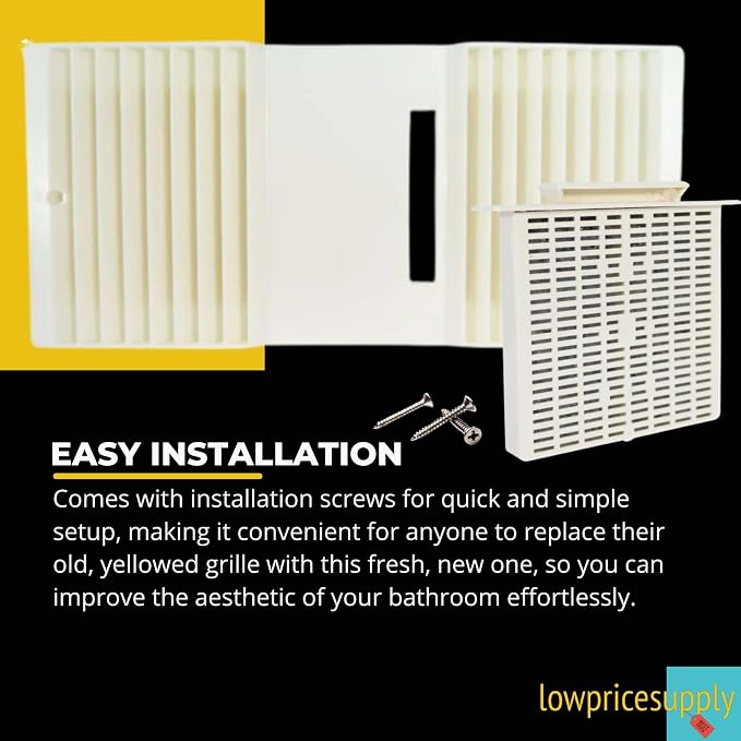 Replacement Grille for The CA-90 ductless Fan Grille/Louver - Image 4