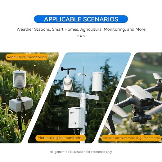 BME688 Environmental Sensor, AI-Enhanced | Monitors Temperature, Pressure & Gas - Image 4