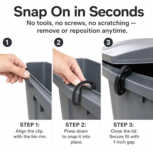 2 Pack Trash Can Lid Vent Clips - Image 4