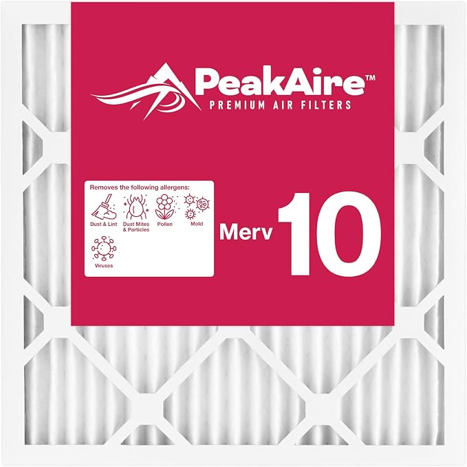 Merv 10 Standard 10" x 10" x 1" Air Filter by PeakaireFIlters