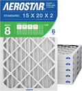 Aerostar 15x20x2 MERV 8 High Efficiency Pleated Air Filter, Electrostatic AC by AirFiltersDelivered