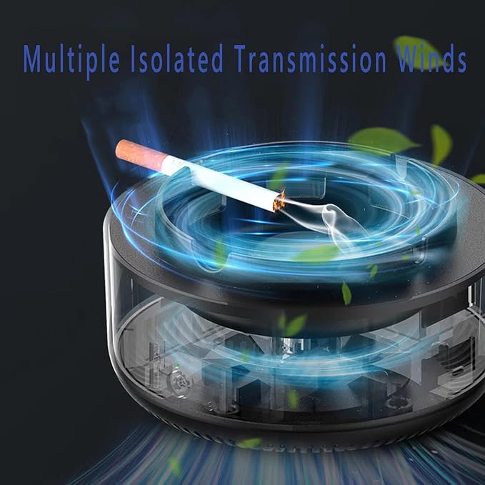 2-in-1 Air Purifier Multifunctional Ashtray Air Purifier - Image 2