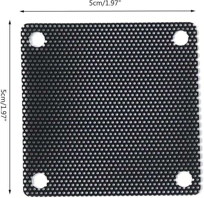 Frame Dust Filter for Computer Fan PC Fan Dust Filter Mesh PVC Computer Fan - Image 8