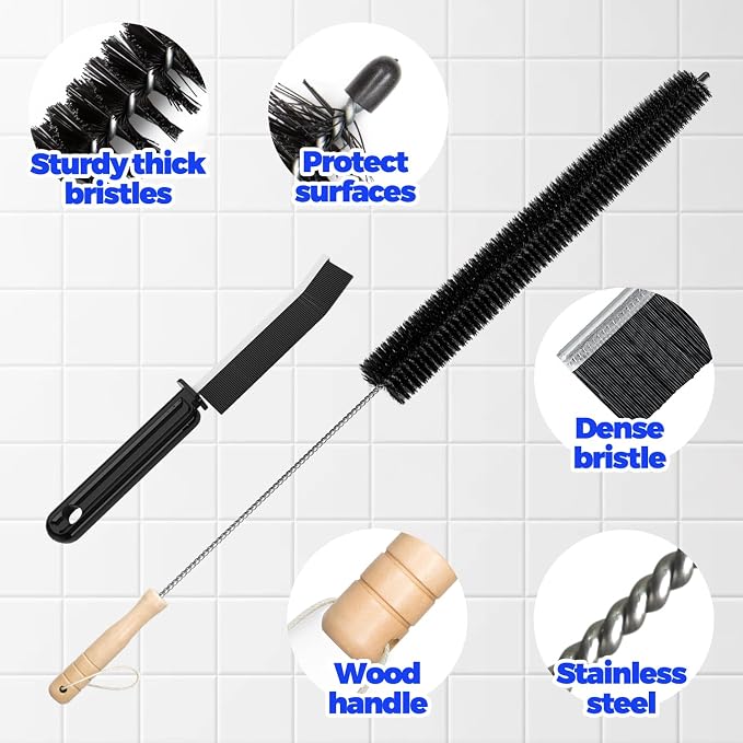 Holikme Dryer Vent Cleaner Kit Clothes Dryer Lint Brush Vent Trap Cleaner Home - Image 6