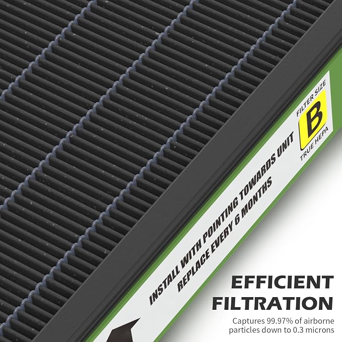 4 Pack FLT4825VO Toxin Clean True HEPA Filter B Replacement - Image 5
