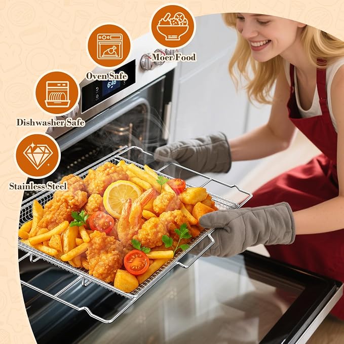 Air Fryer Tray for Frigidaire, Amana 30 inch Gas Range Oven, Air Fryer Basket - Image 4