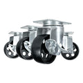 POWERTEC 3 Inch Cast Iron Swivel Caster Wheels Set of 4, Heavy Duty 992 lbs by POWERTEC
