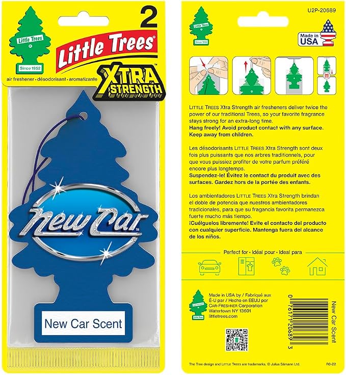 LITTLE TREES Car Air Freshener | Xtra Strength Provides Long-Lasting Scent - Image 3