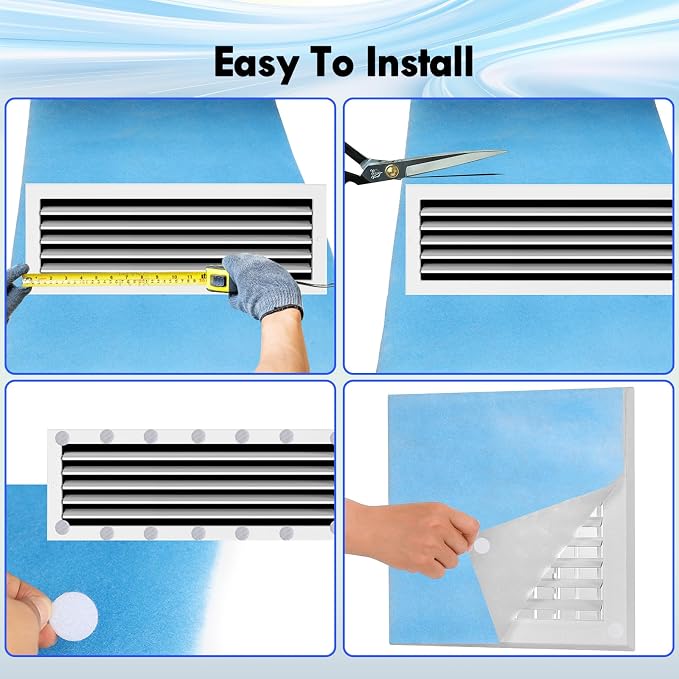 18 x 140" Air Vent Filters, Cut-to-Size MERV 8 Filter Material, Triple Layer - Image 6