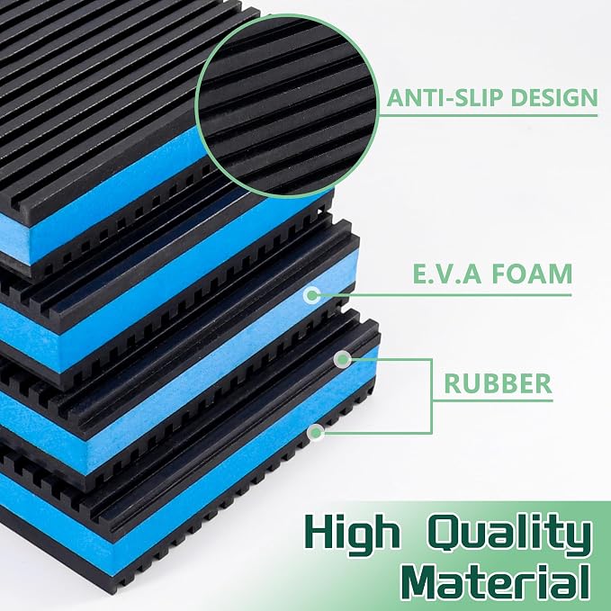 4 Pack Anti Vibration Pads 4" X 4" X 7/8" Heavy Duty Vibration Damping Pads - Image 4