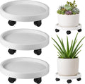 3 Pack Plant Caddy with Wheels Rolling Plant Stand with Wheels 13 Inch Plant by Planterhoma