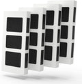 4 PACK Upgrade Refrigerator Air Filter Replacement by FinestHomeDecor