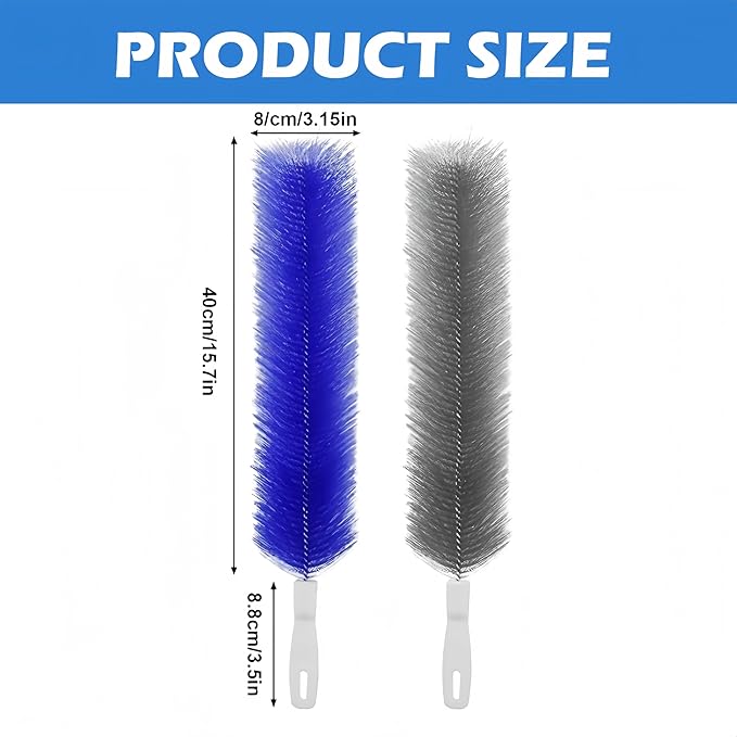 360° All-Around Flexible Bendable Microfiber Head Vent Duster, Fan Cleaning - Image 7