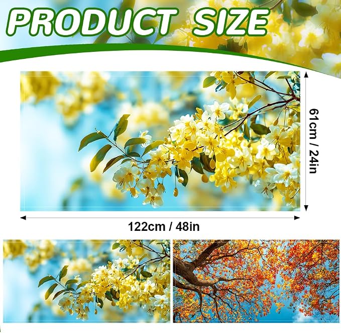 Fluorescent Light Covers-2 Pack 4 x 2 Feet Magnetic Ceiling Light Cover Room - Image 5