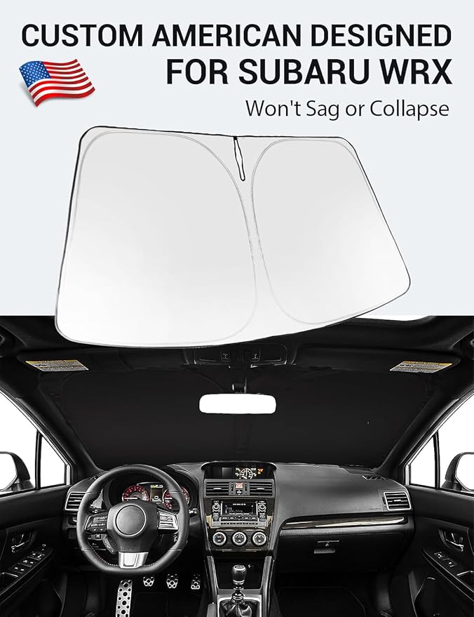 Proadsy 2026 Upgrade Windshield Sun Shade Custom Fit 2008-2014 WRX Foldable - Image 2