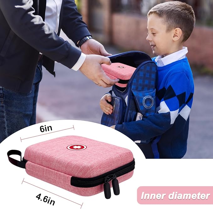 Klawdsky Carrying Case for Portable Nebulizer, Travel Medical Bag, Hard - Image 6