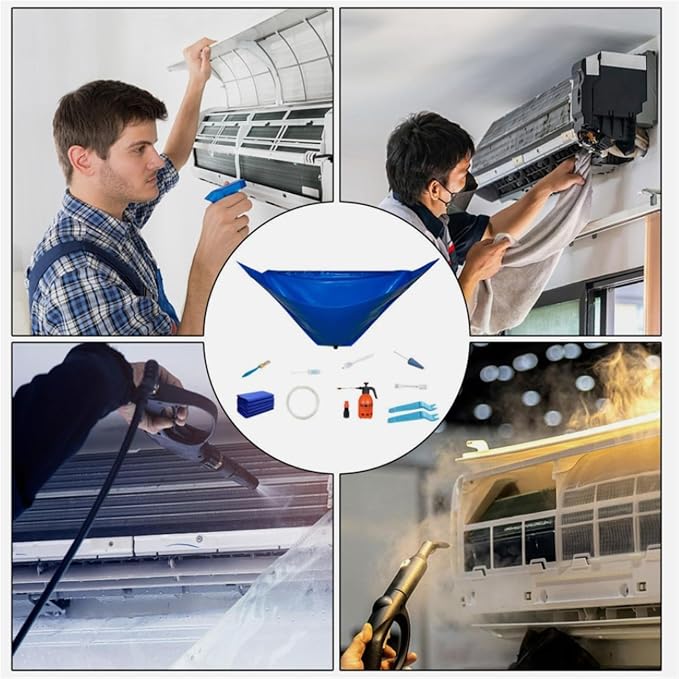 Mini Split Ac Cleaning Kit, Air Conditioner Cleaning Cover Waterproof Air - Image 7