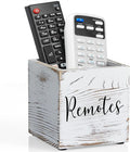 DRASTAR Remote Control Holder, Wood TV Remote Holder, Remote Storage Caddy by EnhanceYourDailyLife