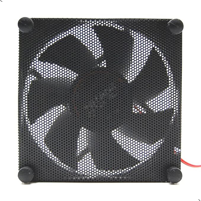 12 Pcs 80mm PVC Black PC Cooler Fan Dust Filter Dustproof Case Cover Computer - Image 6