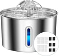 Cat Water Fountain Stainless Steel - 74oz/2.2L Automatic Large Pet Watering by CatWaterFountain