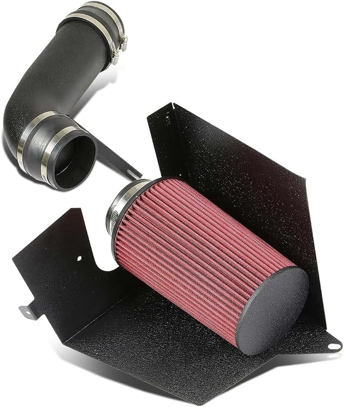 DNA MOTORING CAIP-3-HS-CK96V8-BKBK Cold Air Intake System and Heat Shield by DNAMOTORING
