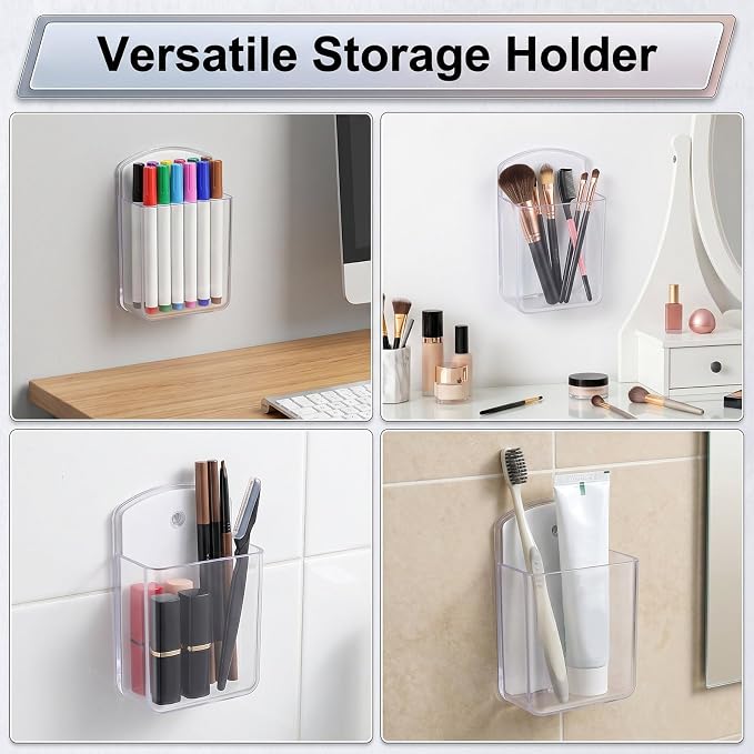 2 PCS Remote Control Holder Wall Mount, TV Remote Control Holder, Self Adhesive - Image 5