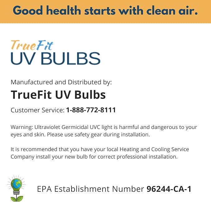 TrueFit InDuct 2000 Advanced Photocatalytic Oxidation 9" Replacement Cell and - Image 5