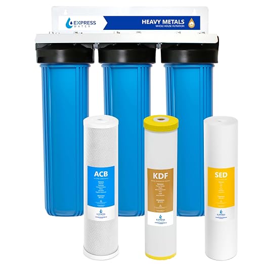 Whole House Water Filter System| Heavy Metal| 3 Stage Water Purifier Whole Home by ExpressWater