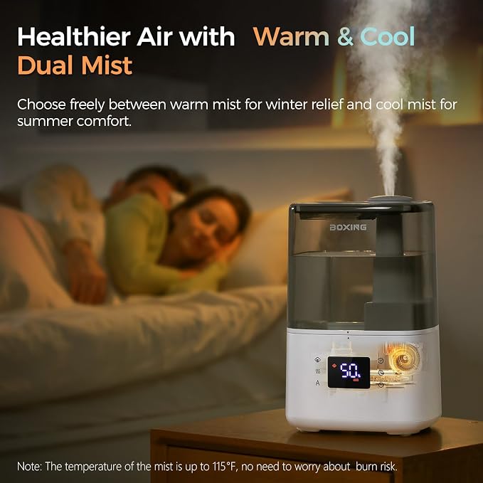 BOXING 6L Warm and Cool Mist Humidifiers - Image 2