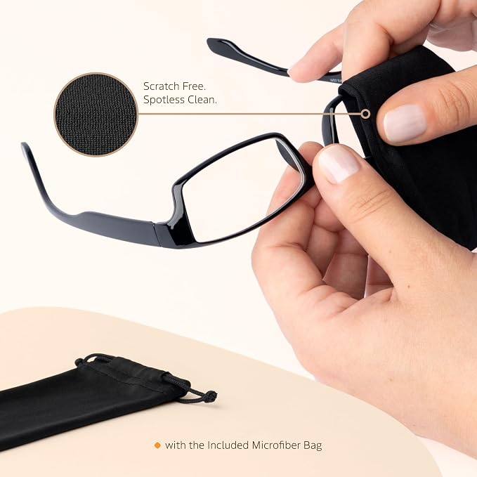 TruVision Readers Reading Glasses, Comfort Spring Hinges - Image 4
