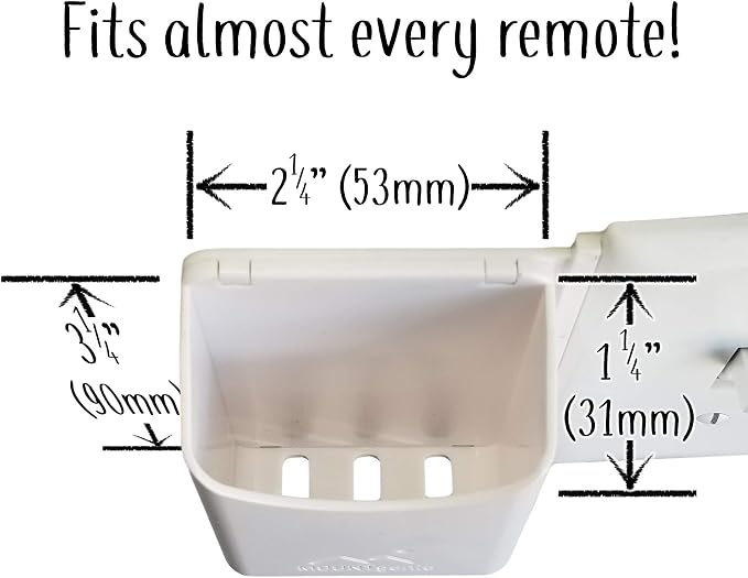 The No-Screwups Remote Control Holder by Mount Genie: Wall Mount - Image 7