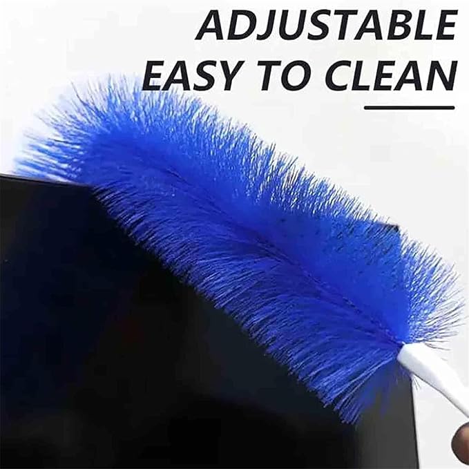 Bendable Microfiber Head, Reusable Dust Remover, Fan Brush Cleaner Washable - Image 5