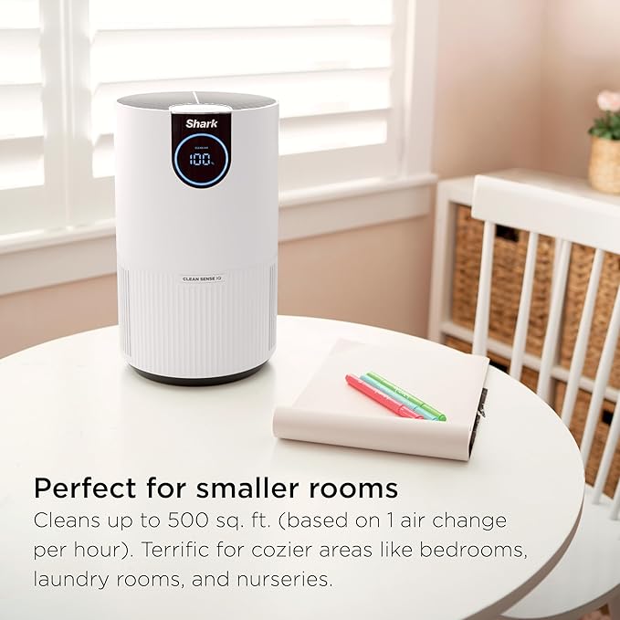 Shark Air Purifier for Home, Clean Sense, for Bedroom, Home Office, - Image 7