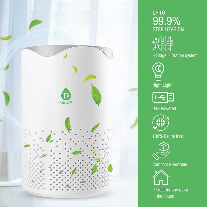 Pursonic USB Powered Air Purifier - Image 4