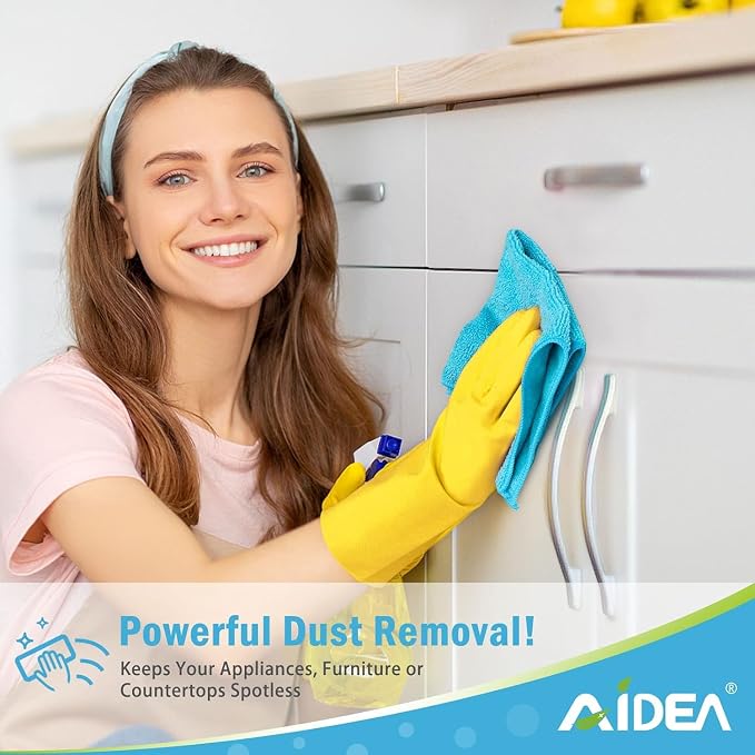 AIDEA Microfiber Cleaning Cloth-600PK, Soft Microfiber Towels - Image 4