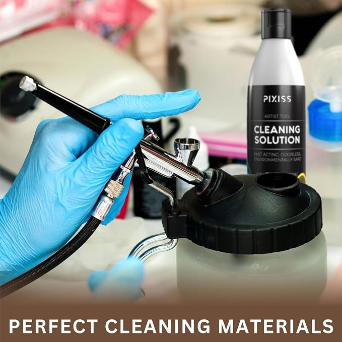 Airbrush Cleaning Kit – Glass Cleaning Pot - Image 6