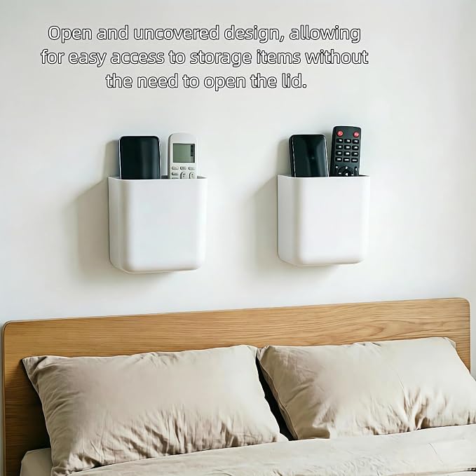 Remote Control Holder Wall Mount, TV/AC Controller Holder, Self Adhesive Wall - Image 9