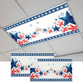 Independence Day Fluorescent Light Covers 2 Pack Five-Pointed Star Frame by Unknown
