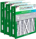 Filterbuy 20x20x5 Air Filter MERV 8 Essential Dust & Allergy Defense, by Filterbuy