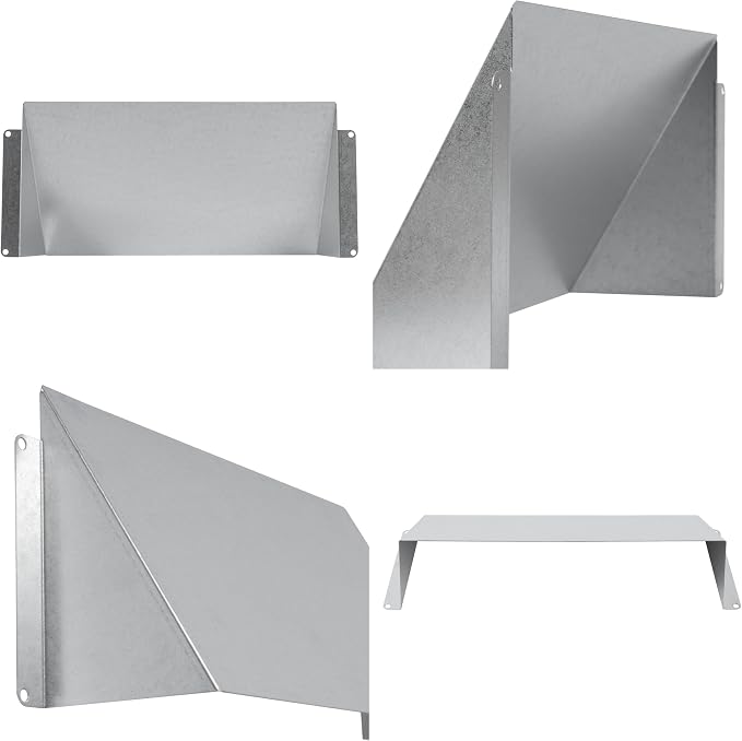 Repa Market 10 x 5 Inch Galvanized Steel Vent Cover - Image 7