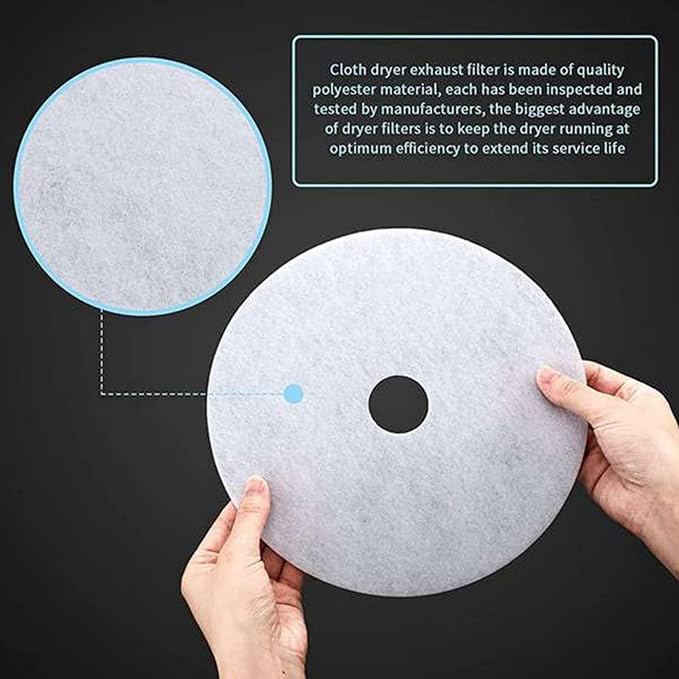 REDYY 20 Pieces Cloth Portable Dryer Exhaust Filters Set Universal Dryer Lint - Image 3